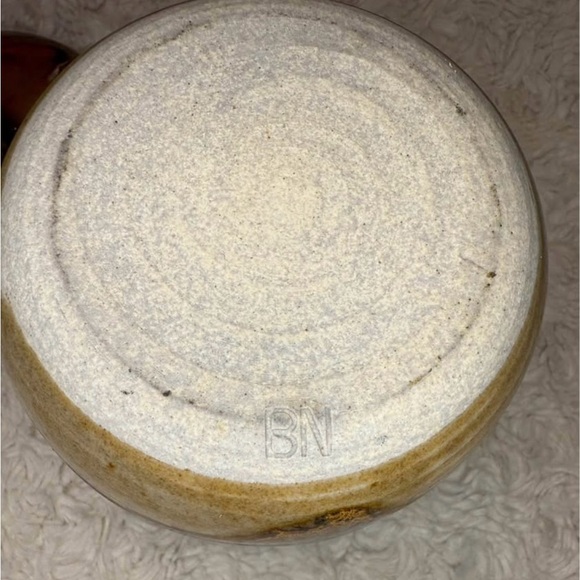 Bruce Nyeste Signed Ceramic Honey Pot, Mud Sweat And Tears Pottery, Canada, BC - Picture 9 of 9